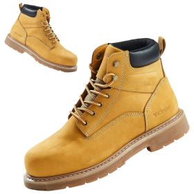 Steel Toe Work Boots US Size 9 Waterproof for Men Slip-Resistant