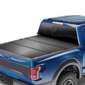 VEVOR Tri-Fold Truck Bed Tonneau Cover, Compatible with 2015-2024 Ford F-150, Lightning, Styleside 5.5' (65.4") Bed